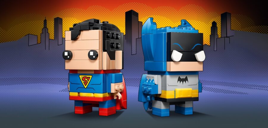 LEGO BrickHeadz DC Golden Age Superman and Batman Figures Cover1