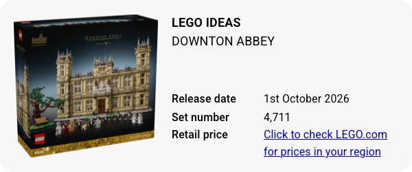 21373 LEGO Ideas Downton Abbey W