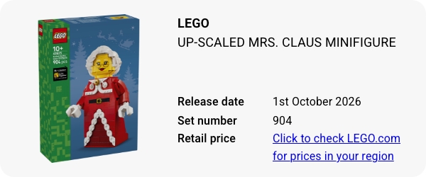 40875 LEGO Up-Scaled Mrs. Claus Minifigure