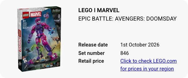 76348 LEGO ǀ Marvel Epic Battle- Avengers- Doomsday W