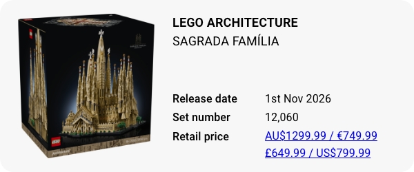 21065 LEGO Architecture Sagrada Família W