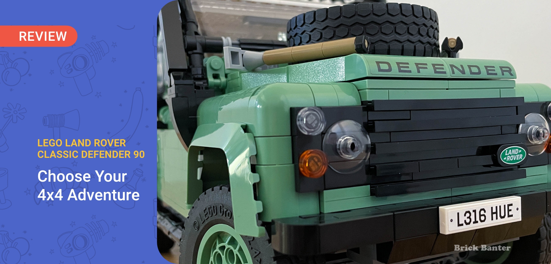 LEGO® ICONS™ Land Rover Classic Defender 90 Review