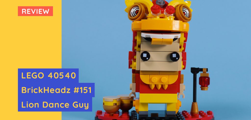 LEGO BrickHeadz 40540 Lion Dance Guy review - Toy Photographers